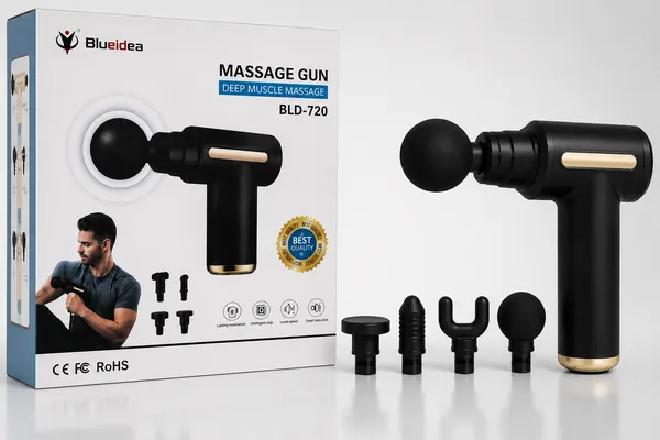 Blueidea BLD-720 Deep Muscle Massage Gun & Percussive Therapy Device