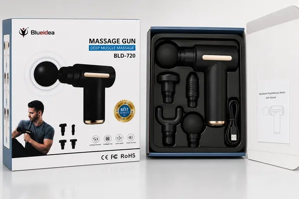 Blueidea BLD-720 Deep Muscle Massage Gun & Percussive Therapy Device